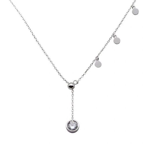 Collier À Pampilles Couleur Argent Pour Femmes, Chaîne À Clavicule, Bijoux De Fête, Cadeaux