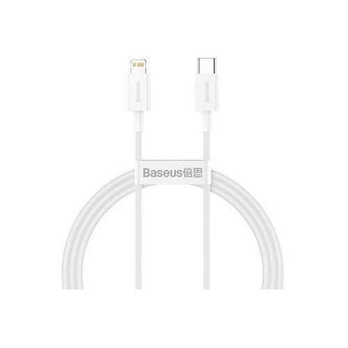 Câble Lightning vers Type C 1M Baseus Superior Series Blanc
