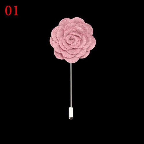 Broches Florales Faites À La Main Pour Hommes, Longues Broches En Tissu, Pour Mariage, Bijoux À La Mode