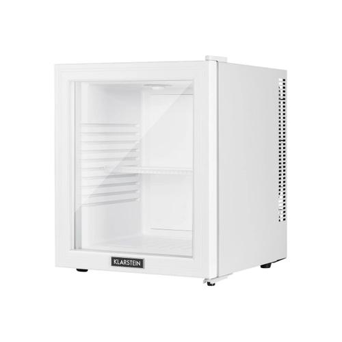 Klarstein Brooklyn 32 white mini réfrigérateur porte vitrée led clayette - blanc