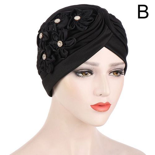 Casquette Turban À Fleurs Pour Femmes, Couleur Unie, Foulard Musulman, Bonnet Intérieur, Hijabs Arabes, Couvre-Chef Indien, Nouvelle Mode 2022