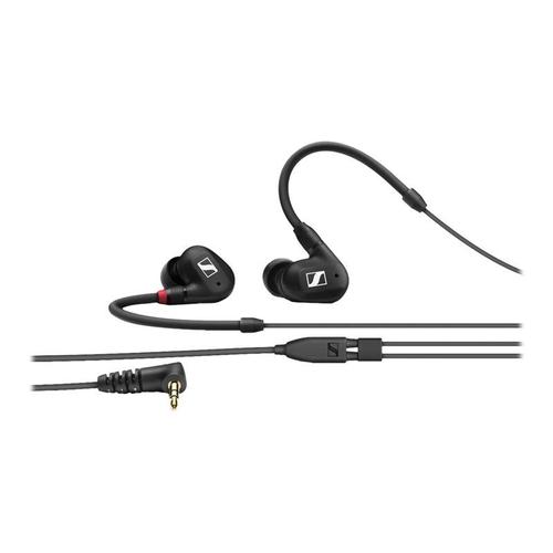 Sennheiser IE 100 PRO - Écouteurs avec micro - intra-auriculaire - montage sur l'oreille - Bluetooth - sans fil, filaire - jack 3,5mm - isolation acoustique - noir