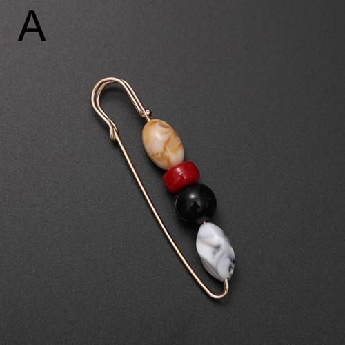 Broche En Imitation De Perles, Grandes Perles, Décoration De Robe, Broche À Boucle, Bijoux Pour Hommes Et Femmes, Accessoires Pour Vêtements Cardigan