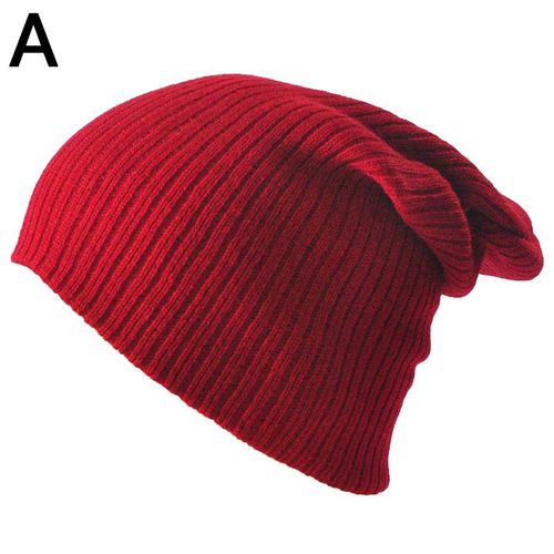 Bonnet Tricoté Unisexe Pour Femme Et Homme, Chaud, Décontracté, Ample, Crochet, Baggy, Hiver