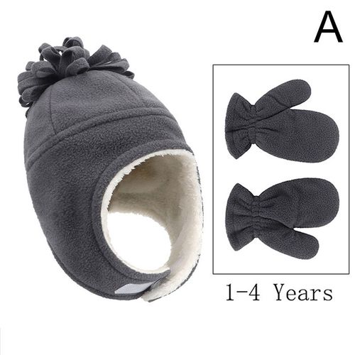 Ensemble De Gants Et Écharpes Pour Bébé, Bonnet De Nouveau-Né, Chaud Pour L'extérieur, Vente En Gros, Hiver