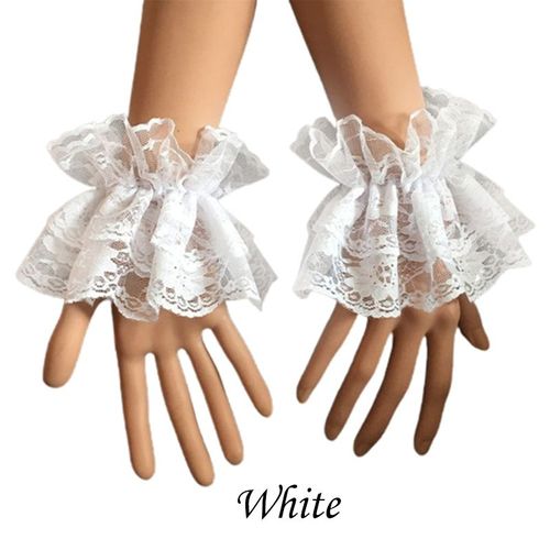 Gants Sexy Sans Doigts En Dentelle, N¿Ud Diamant, Vêtements Anime Lolita, Gants En Maille, Costumes D'halloween, Accessoires Pour Robe Lolita, Vente En Gros