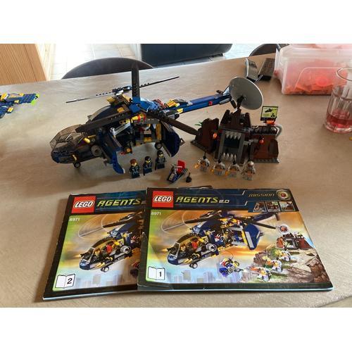 Lego Agents 2.0 8971 Hélicoptère Contre Cyborg