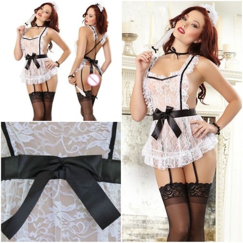 Déguisement D'halloween Pour Femmes, 1 Ensemble, Tenue De Demoiselle D'honneur Française Avec N¿Ud Papillon, Vêtements De Princesse Pour Femmes, Robe Cosplay