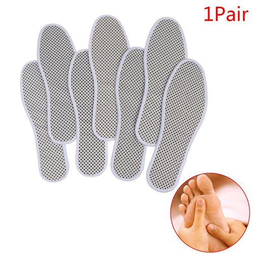 Semelles Intérieures De Chaussures Auto-Chauffantes À Infrarouge Lointain, Thérapie Magnétique, Anti-Fatigue, Massage, Tourmaline