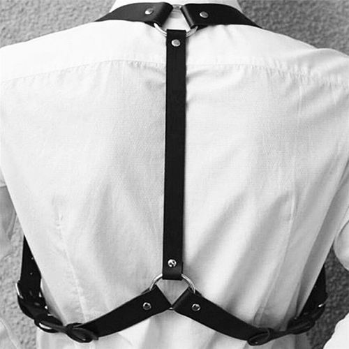 Harnais De Poitrine En Cuir Pour Hommes Et Femmes, Ceinture Ajustable, Style Punk, Costume Fantaisie