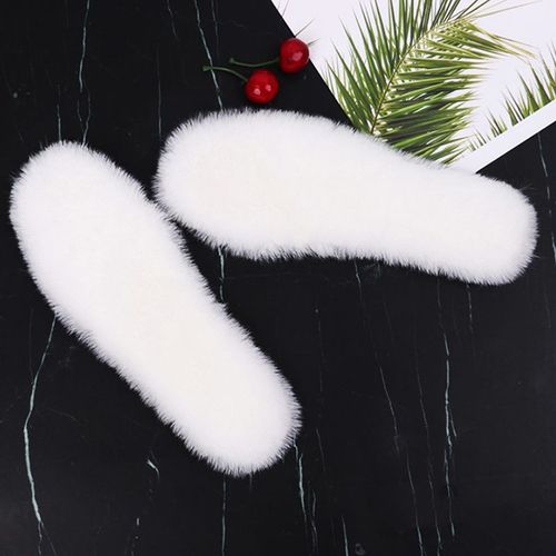 Semelles Thermiques Chauffantes En Fourrure Unisexe, Chaussures De Sport, Épaisses, Souples, Respirantes, Pour L'hiver