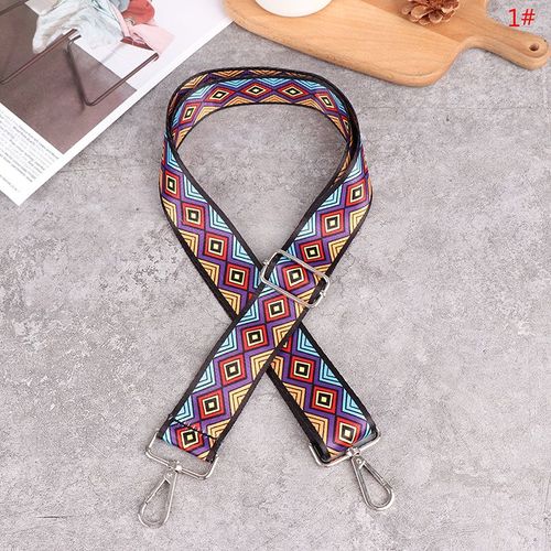 Sangles Colorées En Nylon Pour Sac À Bandoulière Pour Femmes, Accessoires De Sacoche À Épaule, Ceintures Brodées Réglables