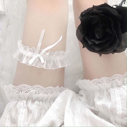 Anneau De Jambe Sexy En Dentelle Pour Femmes, Accessoires De Costume, Jarretelles Florales, Ceinture De Jambe, Cosplay De Mariée, Mode Pour Filles