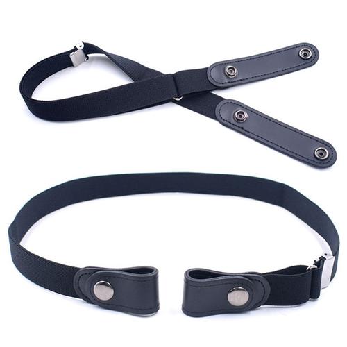 Ceinture De Taille Élastique Sans Boucle Pour Femmes/Hommes, Pantalon En Jean, Extensible