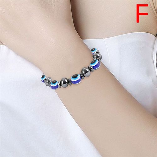 Bracelet De Guérison En Hématite Magnétique Pour Homme Et Femme, Accessoire De Santé En Cristal, Plusieurs Couleurs