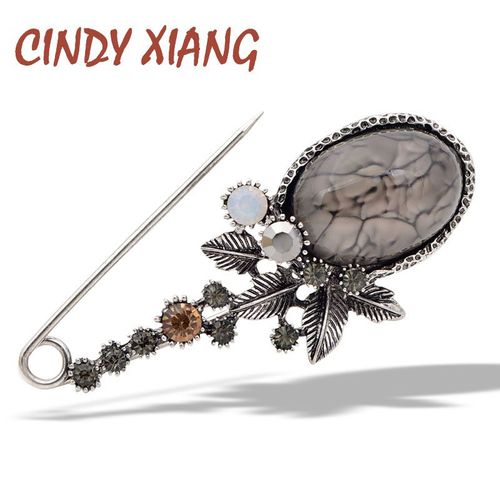 Broches Vintage En Résine Pour Femmes, Nouvelle Collection, Grande Fleur, Écharpe Élégante, Boucle, Manteau, Corsage, Grands Accessoires De Mode, Cadeau