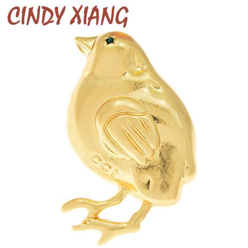 Broche Oiseau En Métal Doré, Broche Animal Mignon, Unisexe, Femmes Et Hommes, Accessoires Bijoux De Fête, Nouvelle Collection