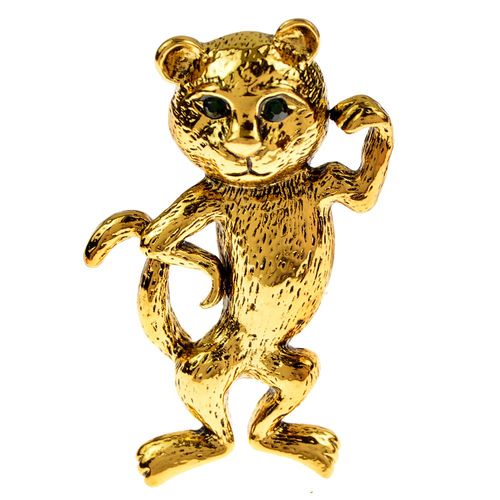 Broche Chat En Métal Mat Pour Femme, Jolie Broche Punk, Animal Mignon, Bijoux Amusants, Cadeau De Noël Et Nouvel An