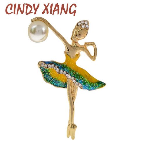 Broches De Ballerines En Cristal, En Émail, Pour Jupe De Ballet, Strass, Pour Femmes, Nouvelle Collection