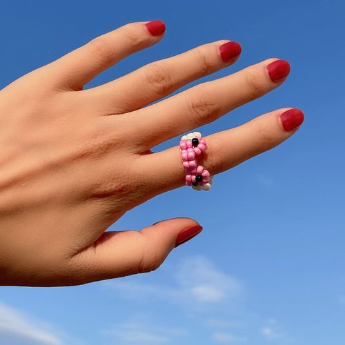 Bague En Résine Acrylique Pour Femmes Et Filles, Bijoux D'amitié, Esthétique, Animal Simple, Vert Et Bleu, Nouvelle Collection