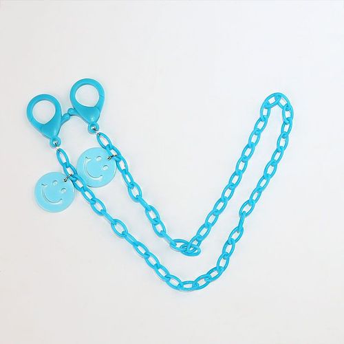 Masque Acrylique Coloré Pour Enfants, Chaînes De Lunettes, Porte-Masque Anti-Perte Pour Garçons Et Filles