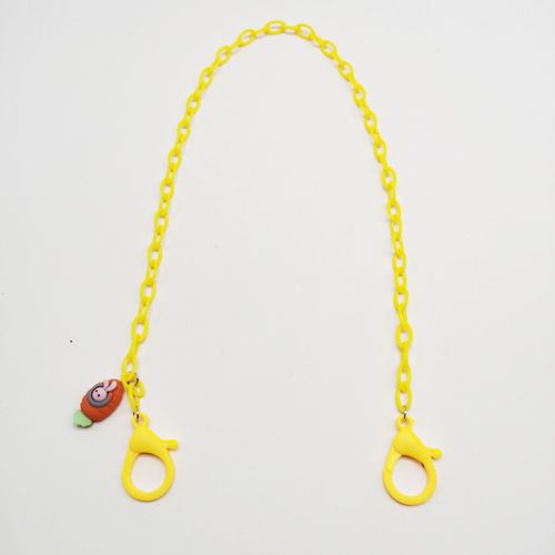 Chaîne De Masque D'astronaute Pour Enfants, 58cm, Corde Antidérapante, Anti-Perte, Acrylique, Couleur Bonbon, Accessoire Porte-Masque