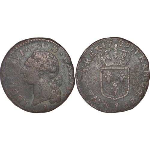 France - 1779 - Louis Xvi - Sol À L'écu - Atelier De Limoges (I) - Rare R - Fm01b2
