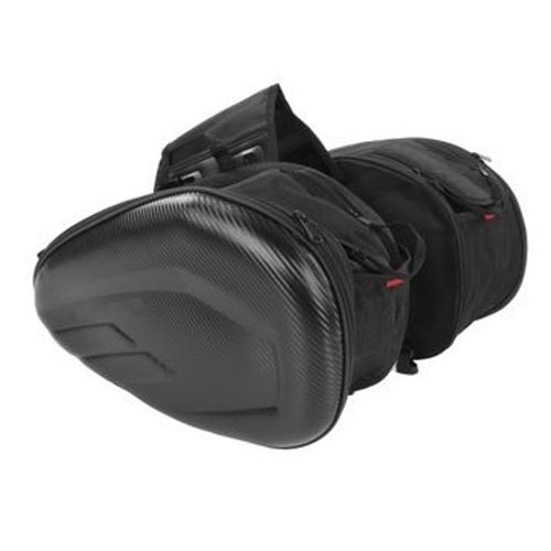 Une Paire De Sacs De Selle De Moto En Tissu Oxford 600d De Grande Capacité Qp3034