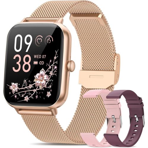 2025 Montre Connecte Femme ɿ,24/7 Sommeil//Cardiofrequencemetre/Pression Artrielle/Podometre,1,83