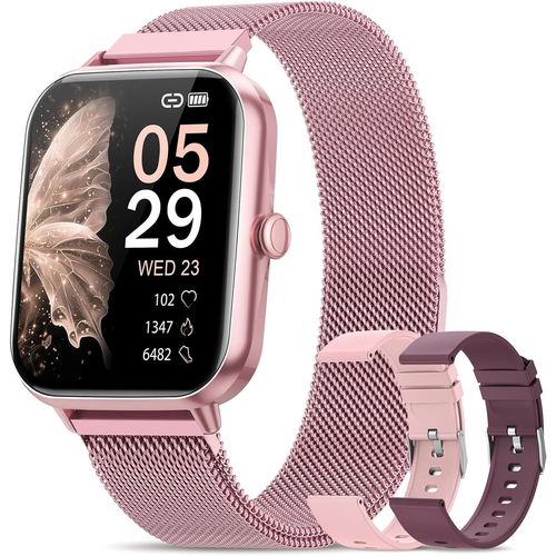 2025 Montre Connecte Femme ɿ, 24/7 Sommeil//Cardiofrequencemetre/Pression Artrielle/Podometre/Spo2, 1,83
