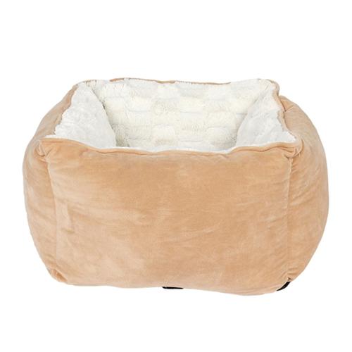 Tachiuwa Lit Carré Pour Chien Lit Pour Animal De Compagnie Automne Hiver Lit Confortable Et Chaud Nid Maison Chaud Chiens Maison Coussin Lit - Kaki