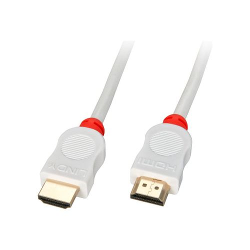 Lindy - Câble HDMI - HDMI mâle pour HDMI mâle - 4.5 m - triple blindage - blanc