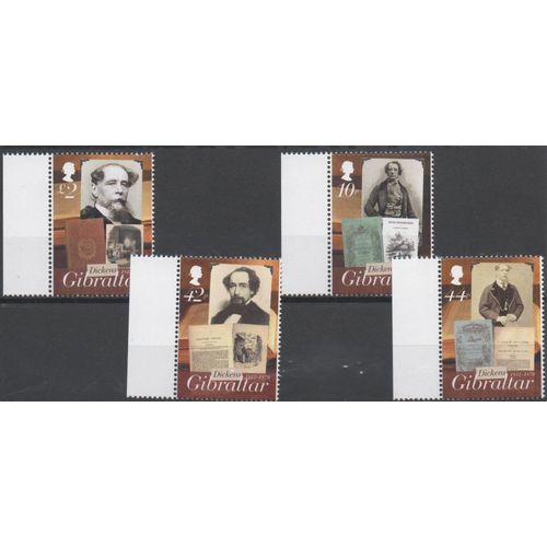 Gibraltar Timbres Charles Dickens 2012