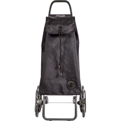 Chariot ROLSER de courses pliable 6 roues MF noir