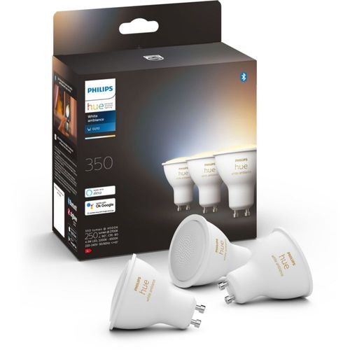 Ampoule Connectée Philips Hue Wa 5w Pack De 3 Gu10