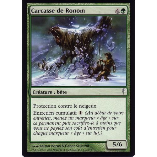 Carcasse De Ronom - Magic - Souffle Glaciaire - C - 119/155