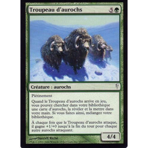 Troupeau D'aurochs - Magic - Souffle Glaciaire - C - 103/155