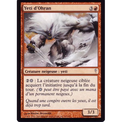 Yéti D' Orhan - Magic - Souffle Glaciaire - C - 93/155