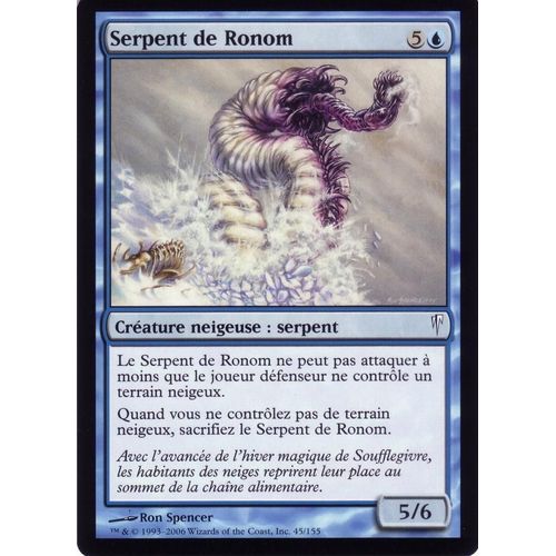 Serpent De Ronom - Magic - Souffle Glaciaire - C - 45/155