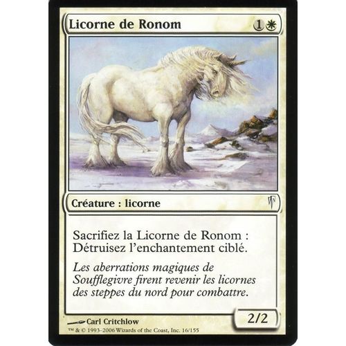 Licorne De Ronom - Magic - Souffle Glaciaire - C - 16/155