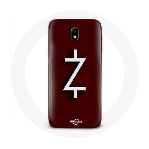 Coque Pour Samsung Galaxy S4 Ozark Saison 4 Logo Z Blanc Fond Rouge