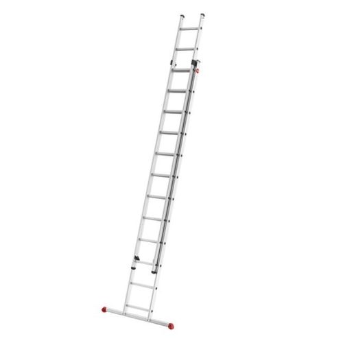 Echelle coulissante Alu 2x12 Haut. travail 6,75m ProfiStep Duo Hailo