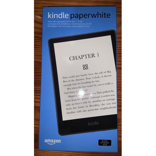 Liseuse Amazon Kindle Paperwhite (11TH Génération) Wi-Fi 8 Go 6.8 pouces Noir