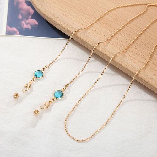 Collier De Perles De Verre Vintage Coréen Pour Femmes, Masque, Chaîne, Sangle, Porte-Lunettes, 2021