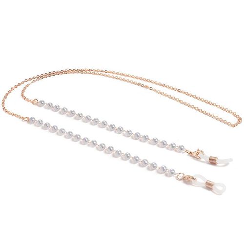 Collier Pendentif En Perles De Cristal Vintage Coréen Pour Femmes, Masque, Chaîne, Sangle Accrochée Au Cou, Porte-Lunettes, Corde Pour Femmes, Nouvelle Collection 2022