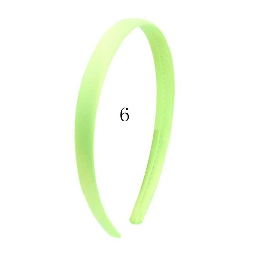 Bandeau Élastique En Résine Recouvert De Satin Pour Femmes Et Filles, 15mm, Couleur Unie, Bricolage, Rouge, Noir