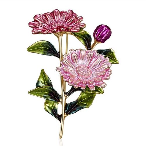 Broches Antiques Imitation Perle, Feuille Verte Pour Femmes, Romantique, Fête De Mariage, Strass, Bouquet, Meilleur Cadeau