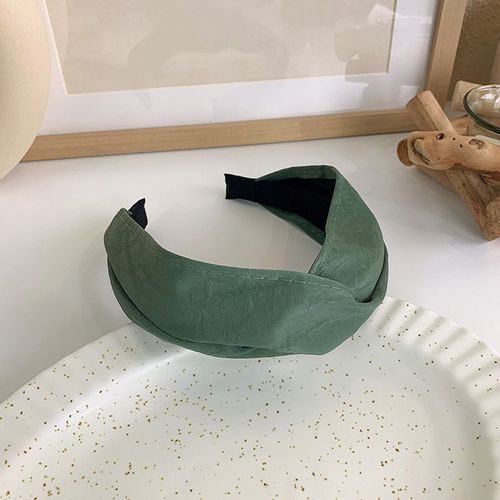 Bandeaux Larges Et Croisés En Cuir Pu Pour Femmes, Accessoires De Coiffure, Nouvelle Collection