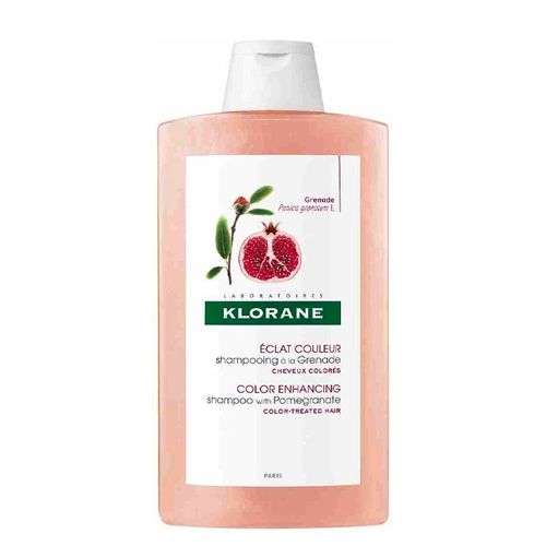 Klorane Shampooing À La Grenade Eclat Couleur Cheveux Colorés 400ml 