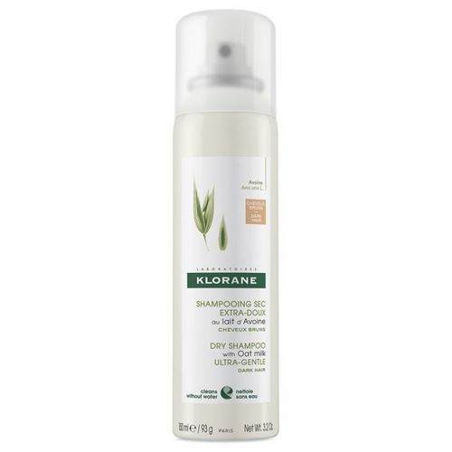 Klorane Shampooing Sec Au Lait D'avoine Cheveux Chatains À Bruns 150ml 